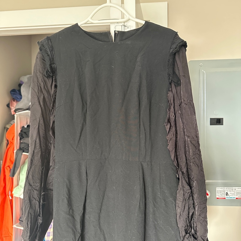 Comme des Garcons Black Long Sleeve Dress